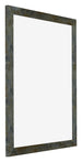 Mura MDF Cadre Photo 24x30cm Bleu Or Mélangé De Face Oblique | Yourdecoration.fr