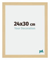 Mura MDF Cadre Photo 24x30cm Décor Érable De Face Mesure | Yourdecoration.fr
