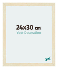 Mura MDF Cadre Photo 24x30cm Sable Balayé De Face Mesure | Yourdecoration.fr