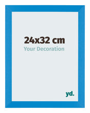 Mura MDF Cadre Photo 24x32cm Bleu Brillant De Face Mesure | Yourdecoration.fr