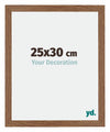 Mura MDF Cadre Photo 25x30cm Chêne Rustique De Face Mesure | Yourdecoration.fr