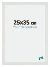 Mura MDF Cadre Photo 25x35cm Blanc Mat De Face Mesure | Yourdecoration.fr