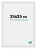 Mura MDF Cadre Photo 25x35cm Blanc Mat De Face Mesure | Yourdecoration.fr