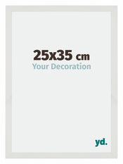 Mura MDF Cadre Photo 25x35cm Blanc Mat De Face Mesure | Yourdecoration.fr