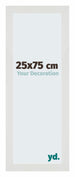 Mura MDF Cadre Photo 25x75cm Blanc Mat De Face Mesure | Yourdecoration.fr
