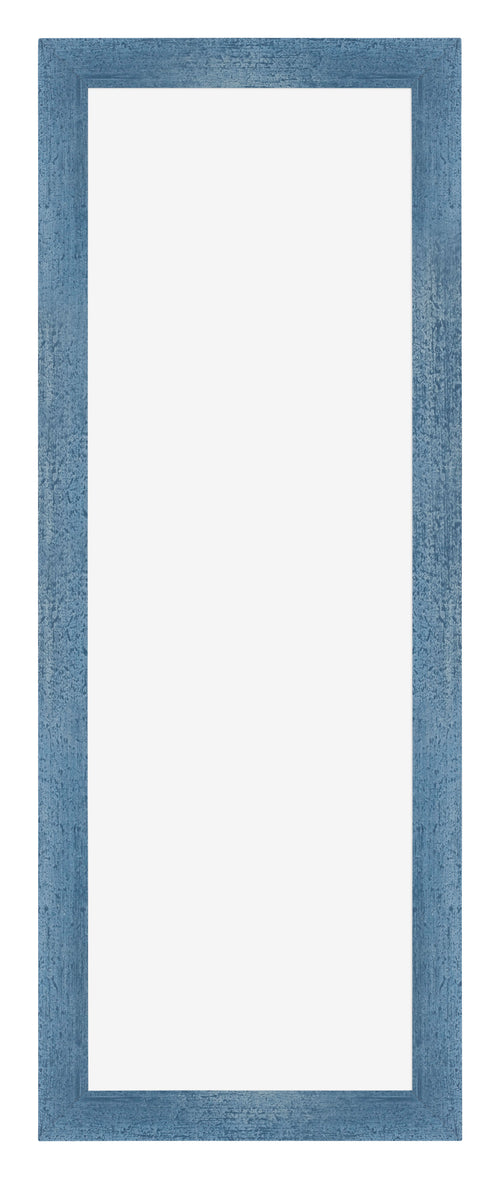 Mura MDF Cadre Photo 25x75cm Bleu Brillant Patiné De Face | Yourdecoration.fr