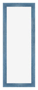 Mura MDF Cadre Photo 25x75cm Bleu Brillant Patiné De Face | Yourdecoration.fr