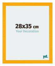Mura MDF Cadre Photo 28x35cm Jaune De Face Mesure | Yourdecoration.fr