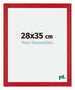 Mura MDF Cadre Photo 28x35cm Rouge De Face Mesure | Yourdecoration.fr