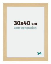 Mura MDF Cadre Photo 30x40cm Décor Érable De Face Mesure | Yourdecoration.fr