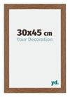 Mura MDF Cadre Photo 30x45cm Chêne Rustique De Face Mesure | Yourdecoration.fr