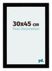 Mura MDF Cadre Photo 30x45cm Noir Brillant De Face Mesure | Yourdecoration.fr