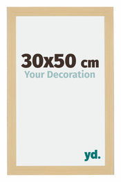 Mura MDF Cadre Photo 30x50cm Hêtre Décor De Face Mesure | Yourdecoration.fr