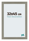 Mura MDF Cadre Photo 32x45cm Anthracite De Face Mesure | Yourdecoration.fr
