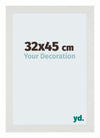 Mura MDF Cadre Photo 32x45cm Blanc Mat De Face Mesure | Yourdecoration.fr