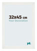 Mura MDF Cadre Photo 32x45cm Blanc Patiné De Face Mesure | Yourdecoration.fr