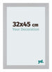 Mura MDF Cadre Photo 32x45cm Gris Clair De Face Mesure | Yourdecoration.fr