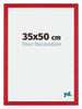 Mura MDF Cadre Photo 35x50cm Rouge De Face Mesure | Yourdecoration.fr
