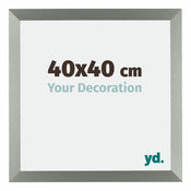 Mura MDF Cadre Photo 40x40cm Champagne De Face Mesure | Yourdecoration.fr