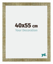 Mura MDF Cadre Photo 40x55cm Or Antique De Face Mesure | Yourdecoration.fr
