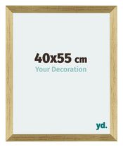 Mura MDF Cadre Photo 40x55cm Or Brillant De Face Mesure | Yourdecoration.fr