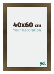 Mura MDF Cadre Photo 40x60cm Bronze Décor De Face Mesure | Yourdecoration.fr