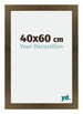 Mura MDF Cadre Photo 40x60cm Bronze Décor De Face Mesure | Yourdecoration.fr