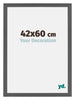 Mura MDF Cadre Photo 42x60cm Anthracite Mesure | Yourdecoration.fr