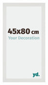 Mura MDF Cadre Photo 45x80cm Blanc Mat De Face Mesure | Yourdecoration.fr