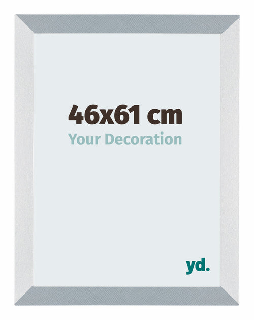 Mura MDF Cadre Photo 46x61cm Aluminium Brossé De Face Mesure | Yourdecoration.fr