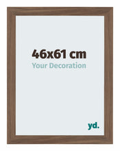 Mura MDF Cadre Photo 46x61cm Noyer Foncé De Face Mesure | Yourdecoration.fr