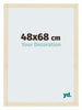 Mura MDF Cadre Photo 48x68cm Sable Balaye De Face Mesure | Yourdecoration.fr