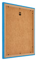 Mura MDF Cadre Photo 50x50cm Bleu Brillant Arriere Oblique | Yourdecoration.fr