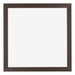 Mura MDF Cadre Photo 50x50cm Chêne Foncé De Face | Yourdecoration.fr