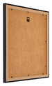 Mura MDF Cadre Photo 50x50cm Noir Mat Arriere Oblique | Yourdecoration.fr