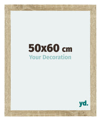 Mura MDF Cadre Photo 50x60cm Chêne Sonoma De Face Mesure | Yourdecoration.fr