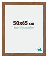 Mura MDF Cadre Photo 50x65cm Chêne Rustique De Face Mesure | Yourdecoration.fr