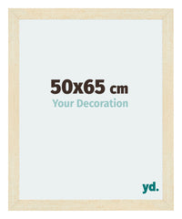 Mura MDF Cadre Photo 50x65cm Sable Balayé De Face Mesure | Yourdecoration.fr