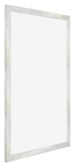 Mura MDF Cadre Photo 50x70cm Argent Brillant Vintage De Face Oblique | Yourdecoration.fr