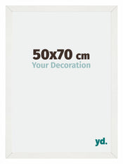 Mura MDF Cadre Photo 50x70cm Blanc Balayé De Face Mesure | Yourdecoration.fr