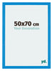 Mura MDF Cadre Photo 50x70cm Bleu Brillant De Face Mesure | Yourdecoration.fr