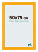 Mura MDF Cadre Photo 50x75cm Jaune De Face Mesure | Yourdecoration.fr