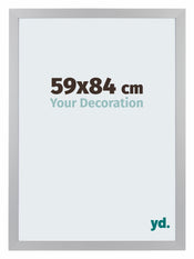 Mura MDF Cadre Photo 59x84cm Gris Patine De Face Mesure | Yourdecoration.fr
