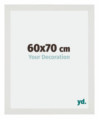 Mura MDF Cadre Photo 60x70cm Blanc Mat De Face Mesure | Yourdecoration.fr
