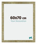 Mura MDF Cadre Photo 60x70cm Or Antique De Face Mesure | Yourdecoration.fr