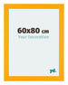 Mura MDF Cadre Photo 60x80cm Jaune De Face Mesure | Yourdecoration.fr