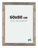 Mura MDF Cadre Photo 60x80cm Métal Vintage De Face Mesure | Yourdecoration.fr