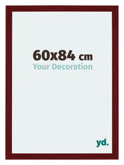 Mura MDF Cadre Photo 60x84cm Bordeaux Balayé De Face Mesure | Yourdecoration.fr