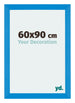 Mura MDF Cadre Photo 60x90cm Bleu Brillant De Face Mesure | Yourdecoration.fr