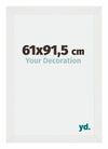 Mura MDF Cadre Photo 61x91 5cm Blanc Brillant De Face Mesure | Yourdecoration.fr